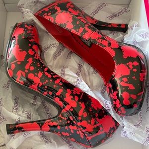 Funtasma Bloodspatter Pumps